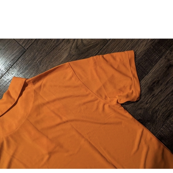 Zity Mens Polo Size XL Bright Orange NWT High Function Temp Control Muscle Move - Picture 15 of 16